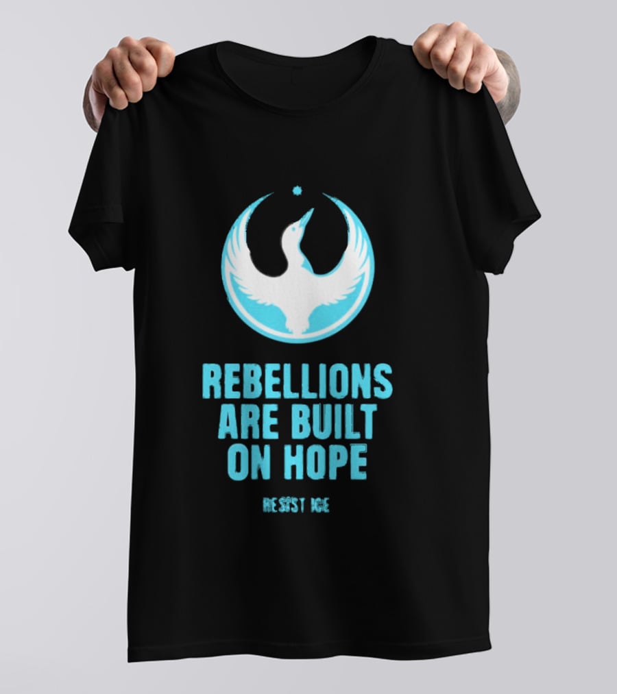Rebellions Are Built On Hope Resist ICE Dove T-Shirt