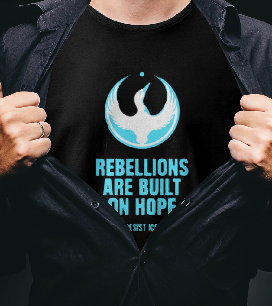 Rebellions Are Built On Hope Resist ICE Dove T-Shirt