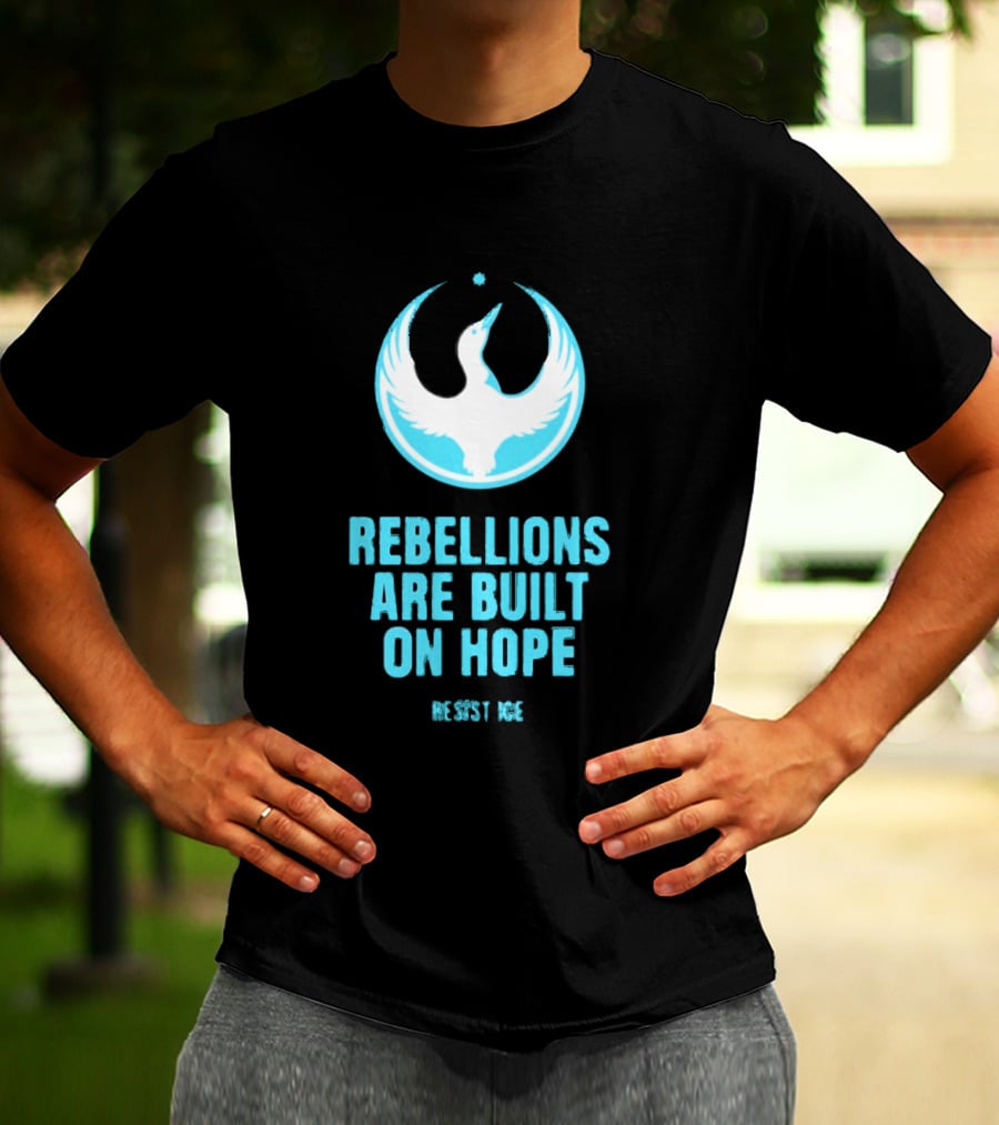 Rebellions Are Built On Hope Resist ICE Dove T-Shirt