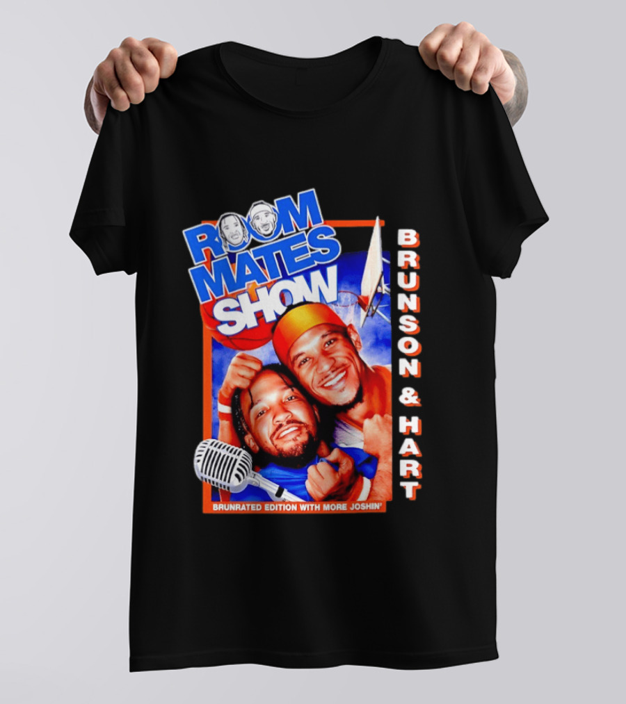 Roommates Show Brunson & Hart Brunrated Edition With More Joshin' New York Knicks T-Shirt