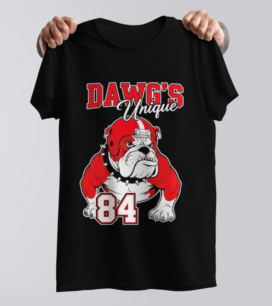 Ladd McConkey 84 Georgia Bulldogs Dawg's Unique Football Fan Gear T-Shirt
