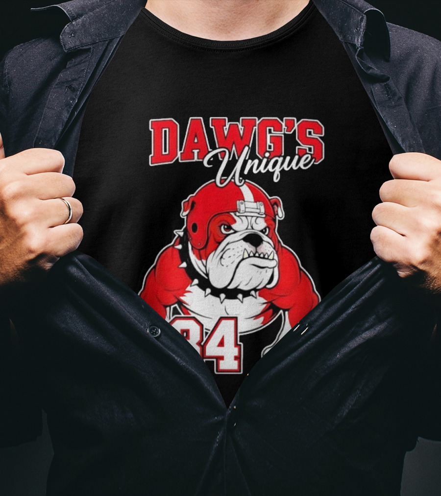 Ladd McConkey 84 Georgia Bulldogs Dawg's Unique Football Fan Gear T-Shirt
