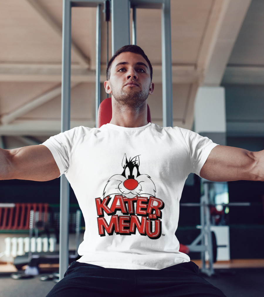 Kater Menü White Cat T-Shirt