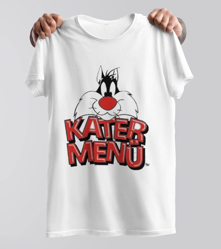 Kater Menü White Cat T-Shirt