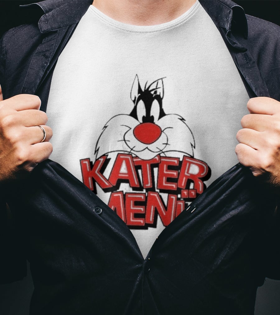 Kater Menü White Cat T-Shirt