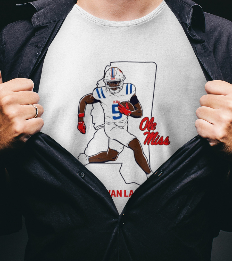 Kewan Lacy Ole Miss Rebels Football State Star Game Day 2026 T-Shirt
