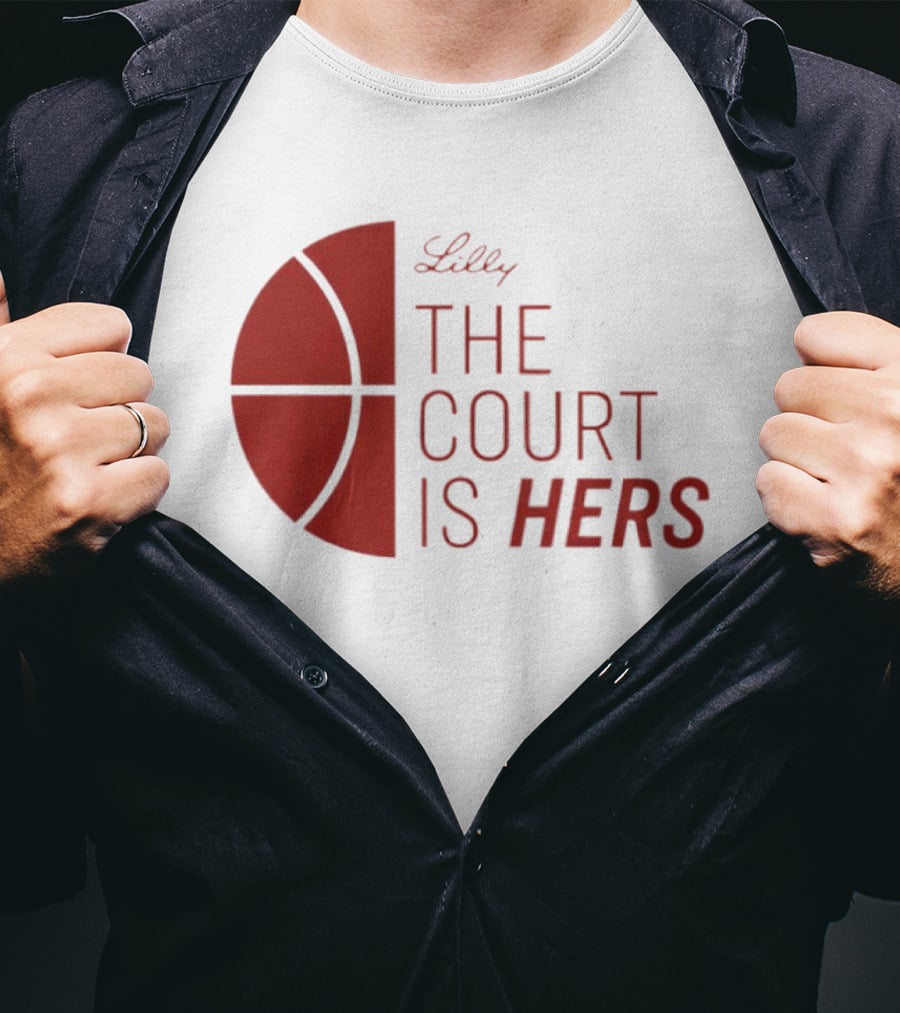 Lilly The Court Is Hers Basketball T-Shirt