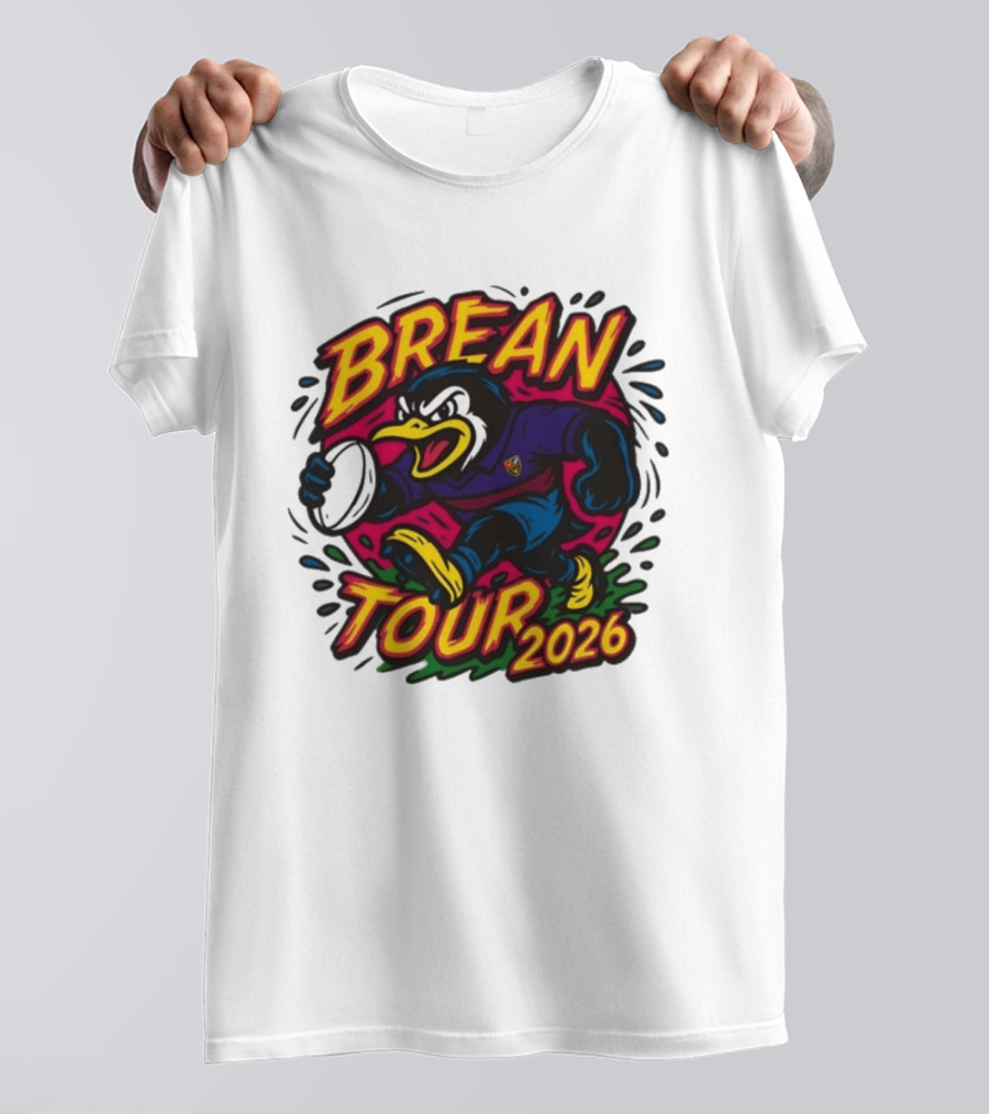 Brean Tour 2026 Rugby Mascot Dynamic T-Shirt