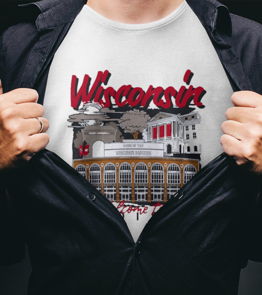 Wisconsin Badgers Home Welcome To Madison T-Shirt