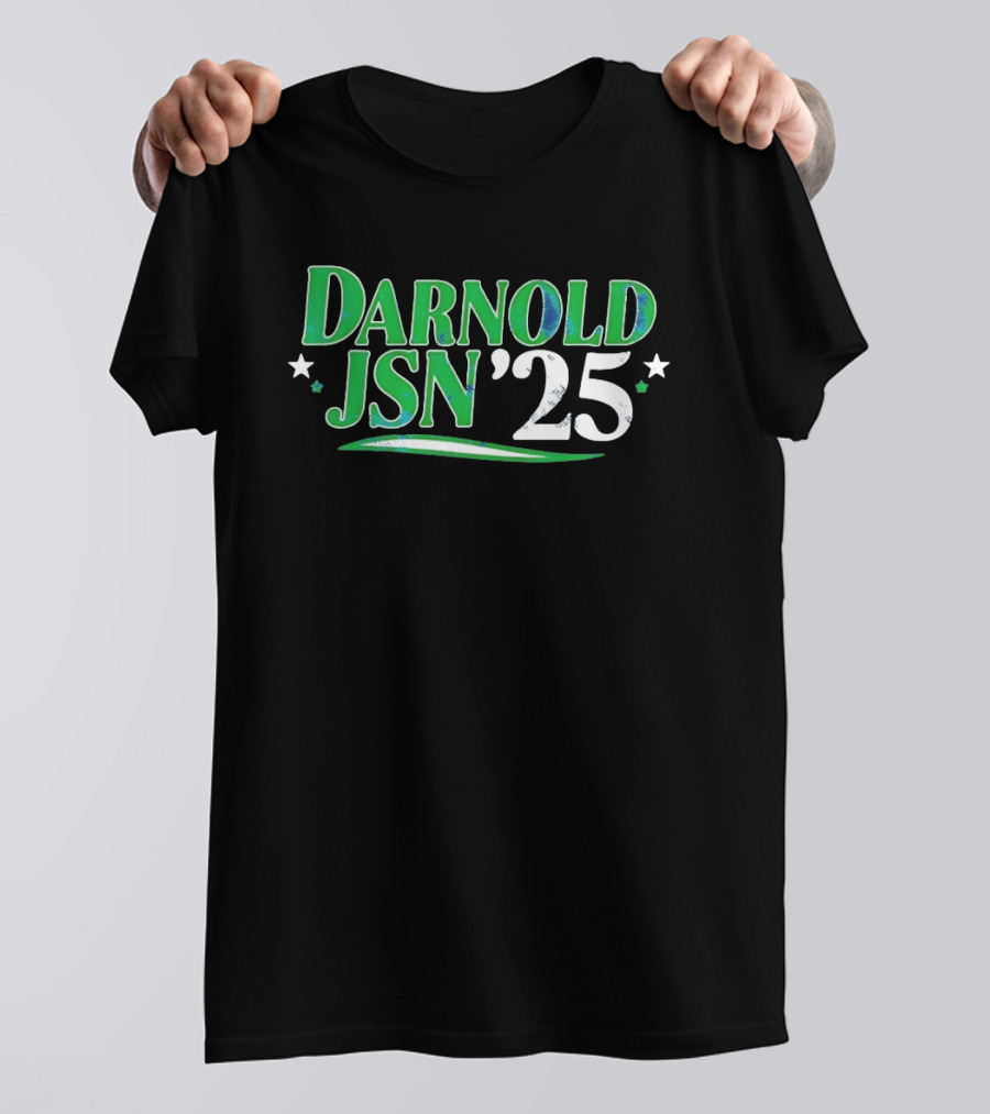 Darnold JSN '25 Stars Green And White T-Shirt