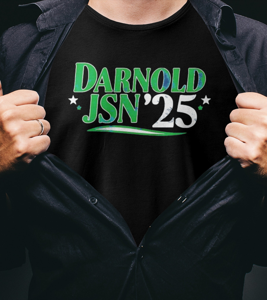Darnold JSN '25 Stars Green And White T-Shirt
