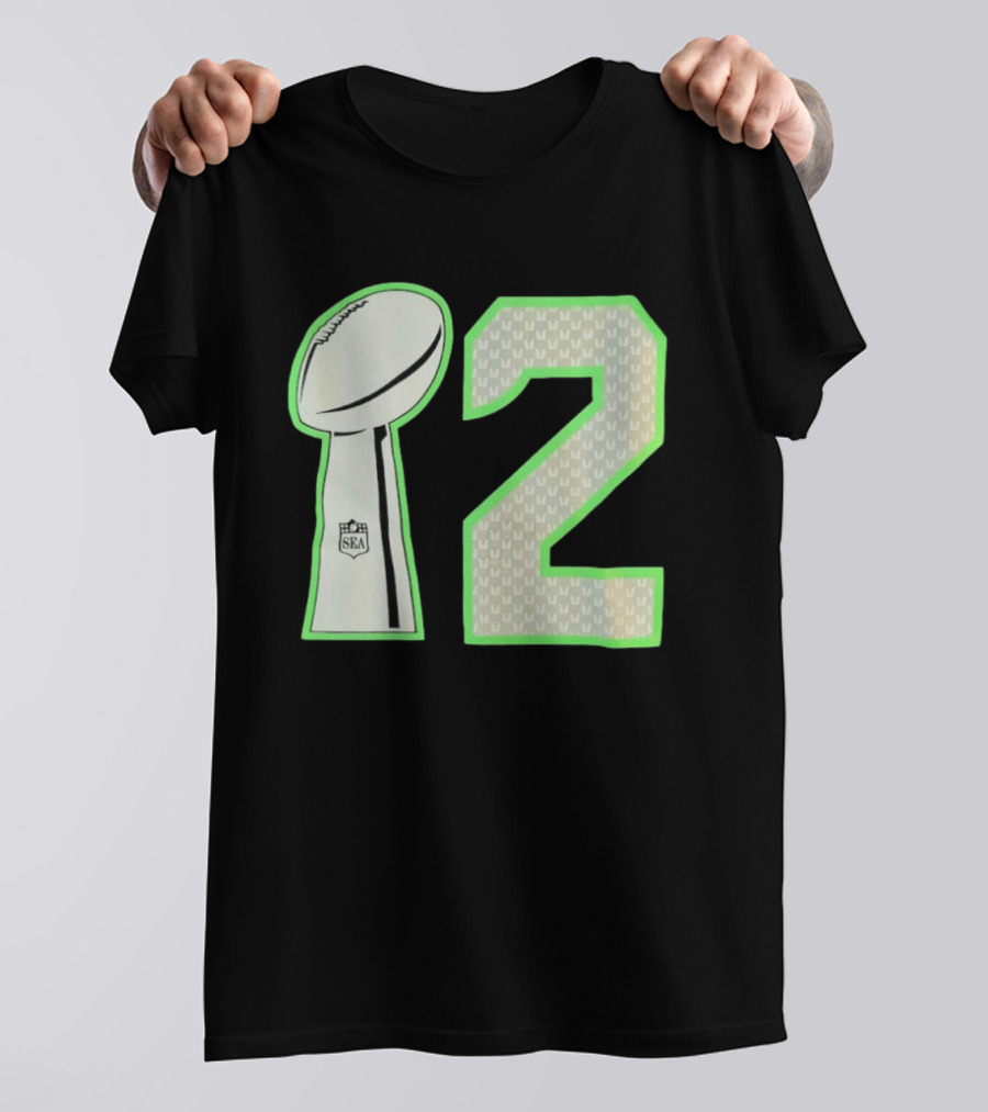 Seattle Seahawks SEA 12 Football T-Shirt