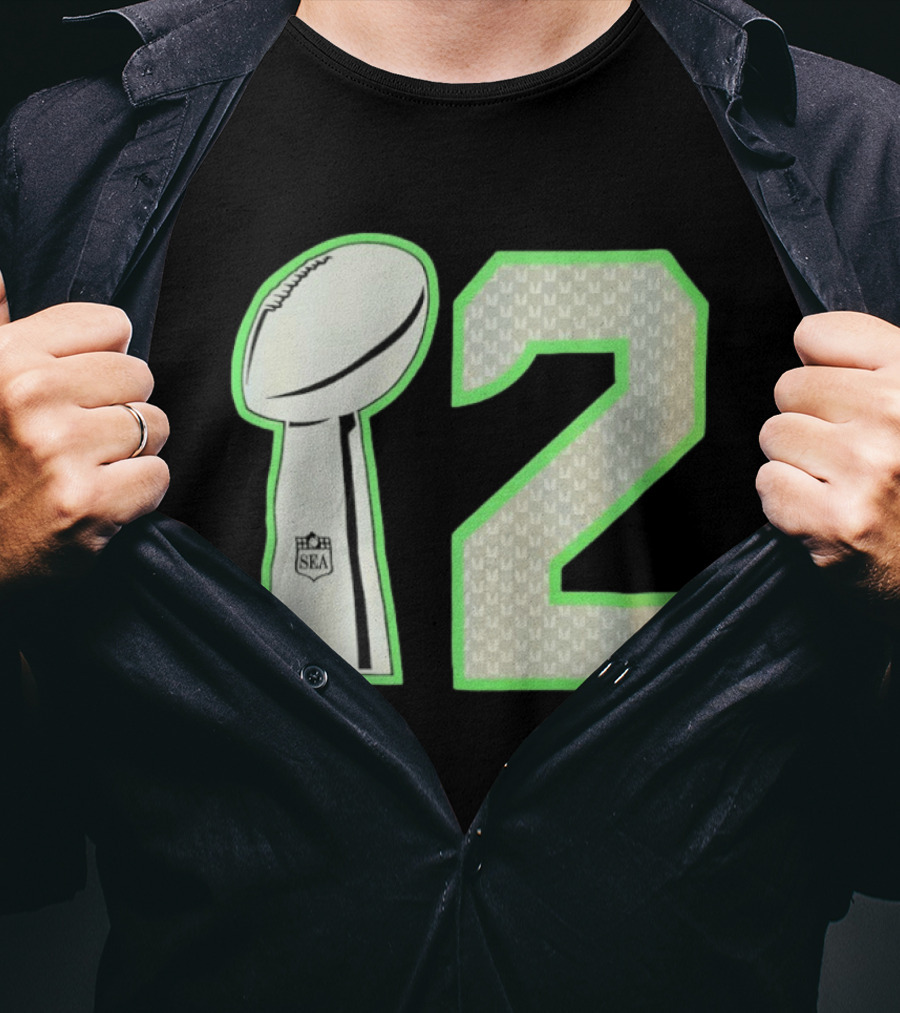 Seattle Seahawks SEA 12 Football T-Shirt