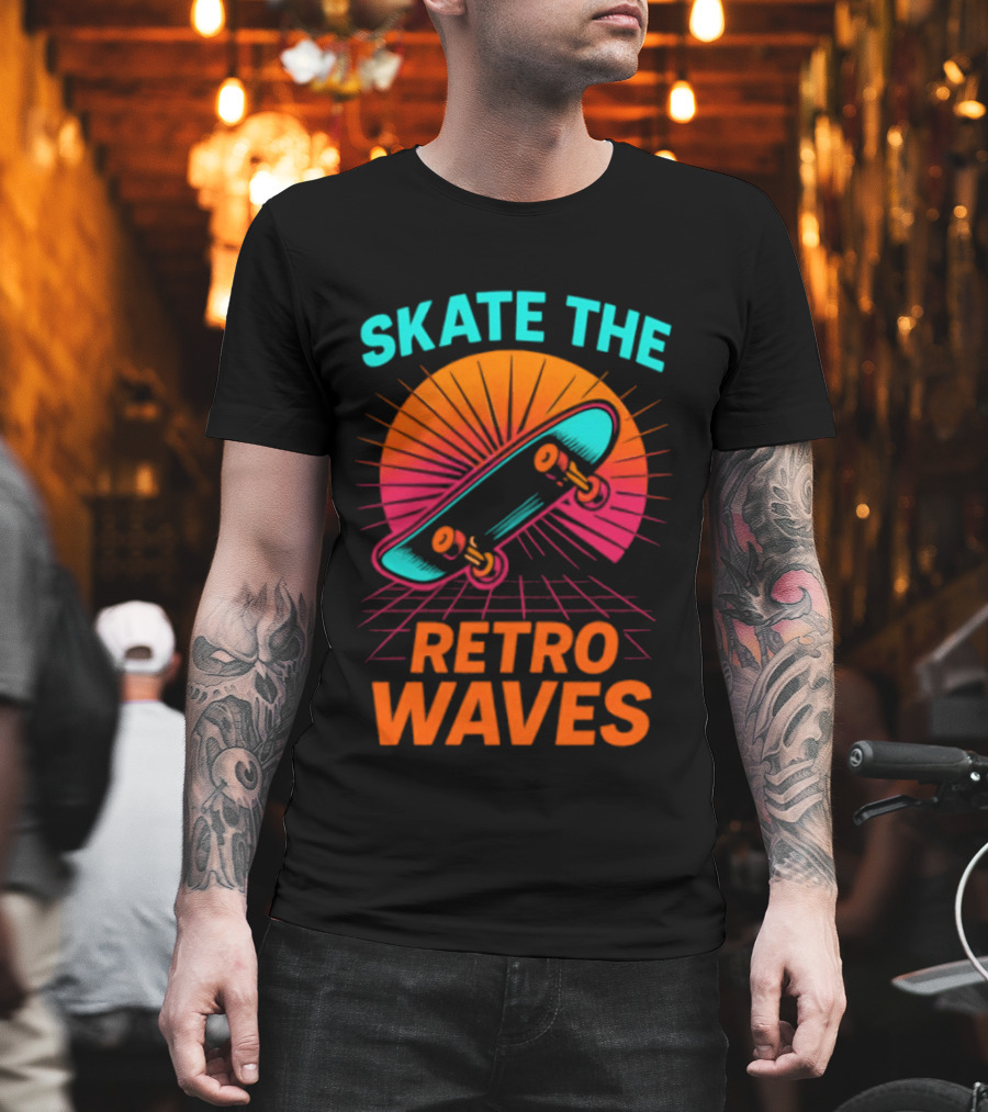 Skate The Retro Waves T-Shirt