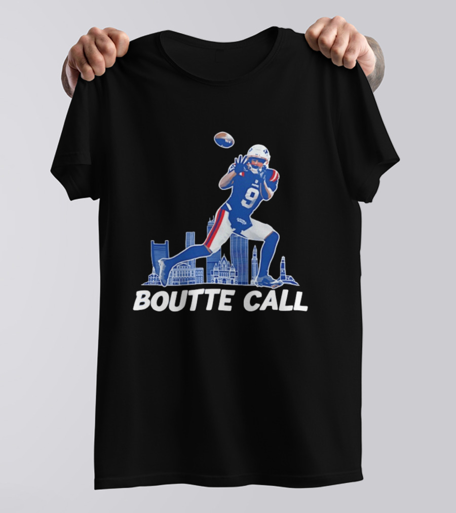 Kayshon Boutte Call New England Patriot Football City Skyline T-Shirt