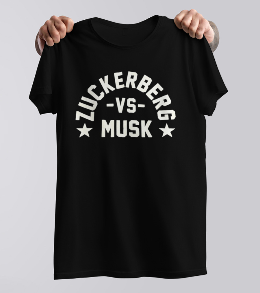 Zuckerberg Vs Musk Rivalry Faceoff Stars T-Shirt