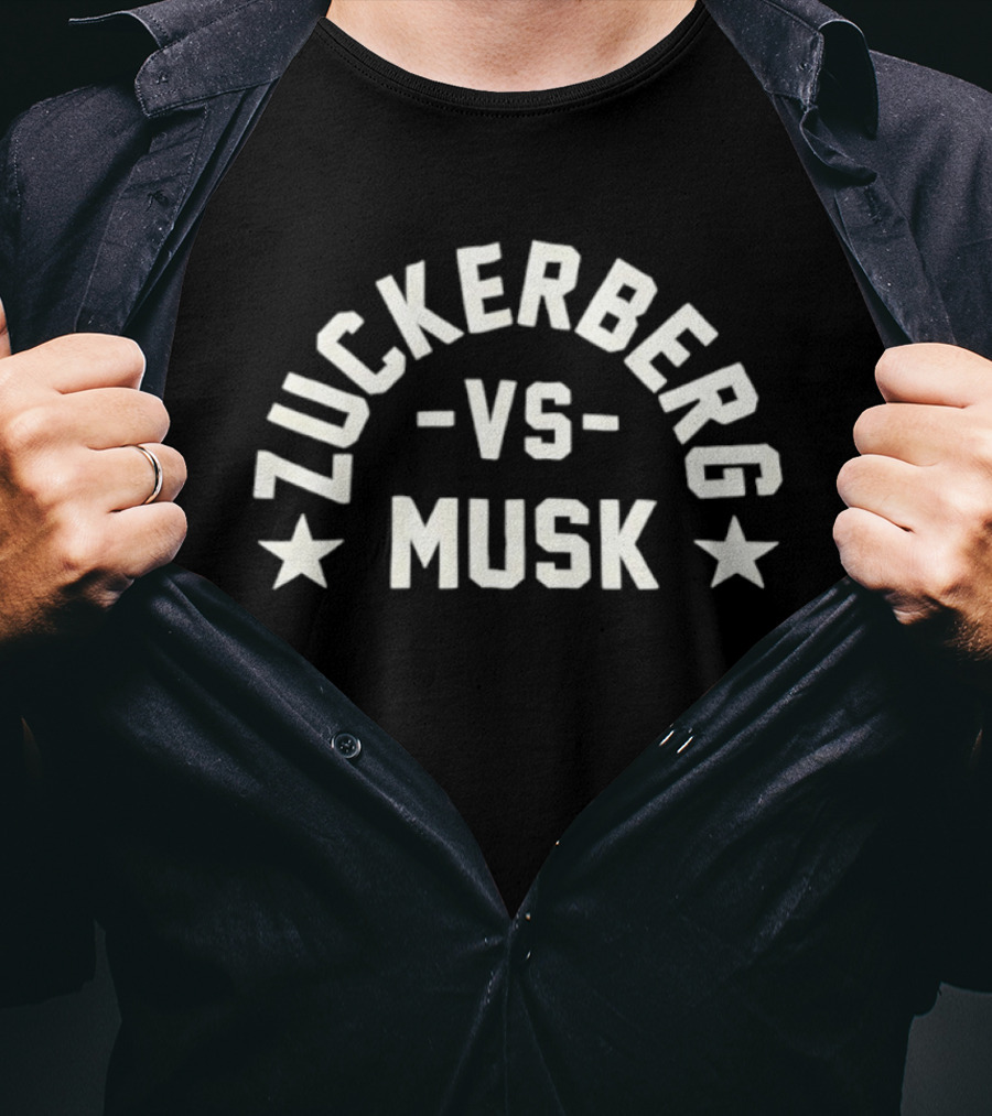 Zuckerberg Vs Musk Rivalry Faceoff Stars T-Shirt