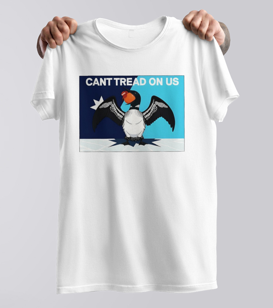 Can't Tread On Us MN State Bird Loon Protest Star T-Shirt