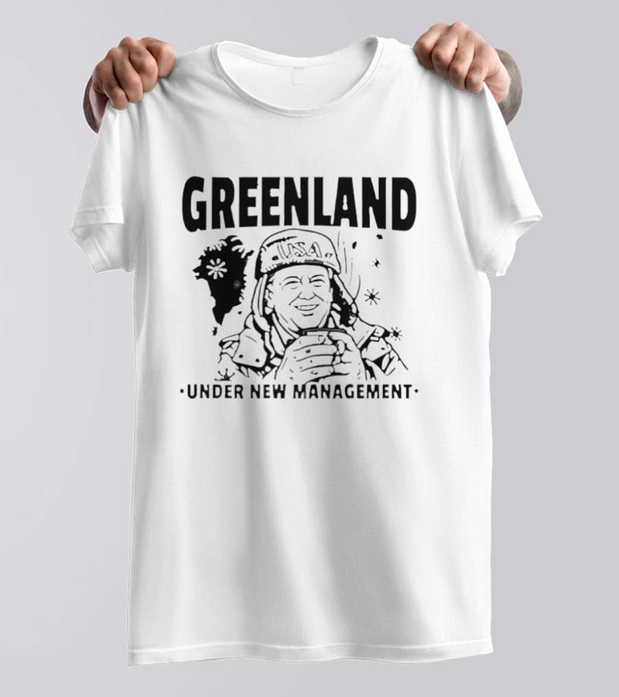 Greenland USA Hat Under New Management T-Shirt