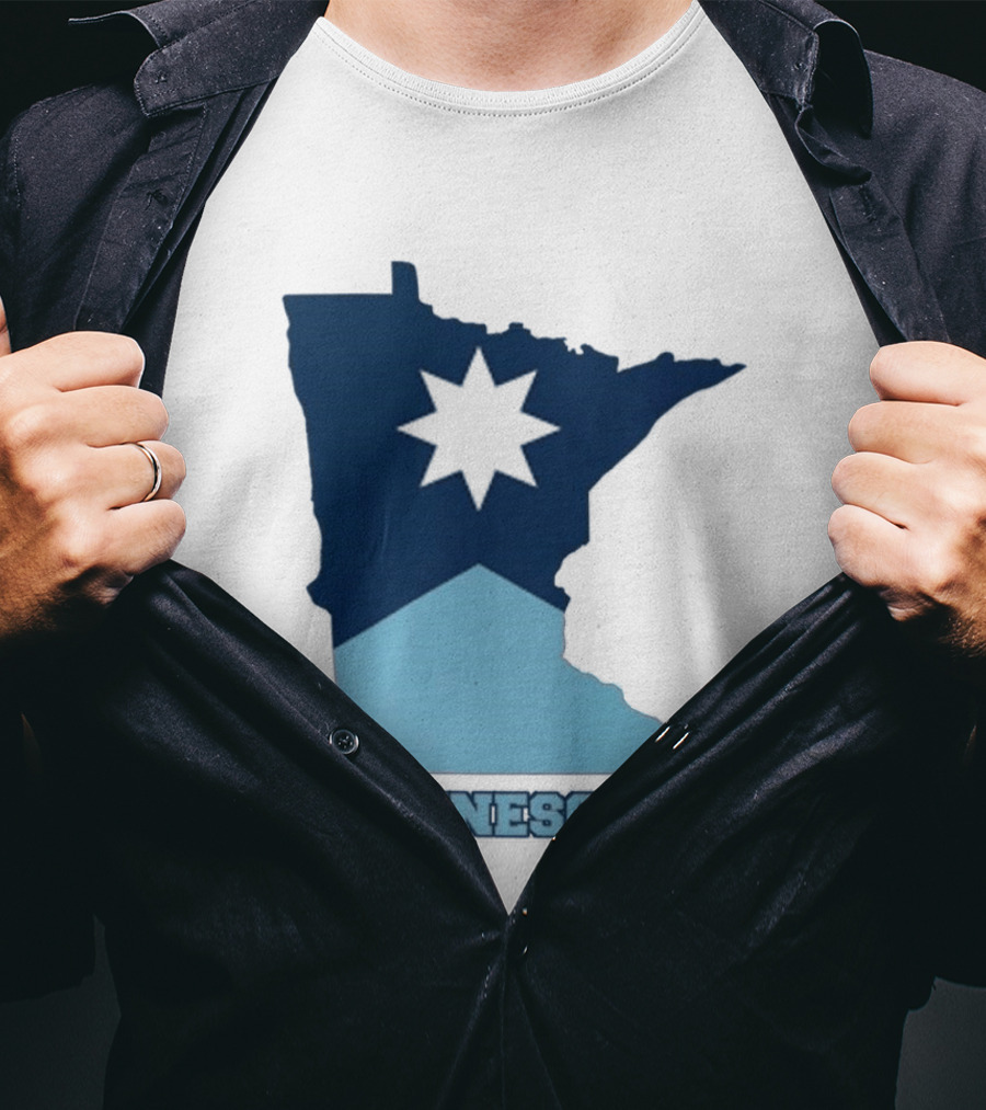 Minnesota Strong Star Map T-Shirt