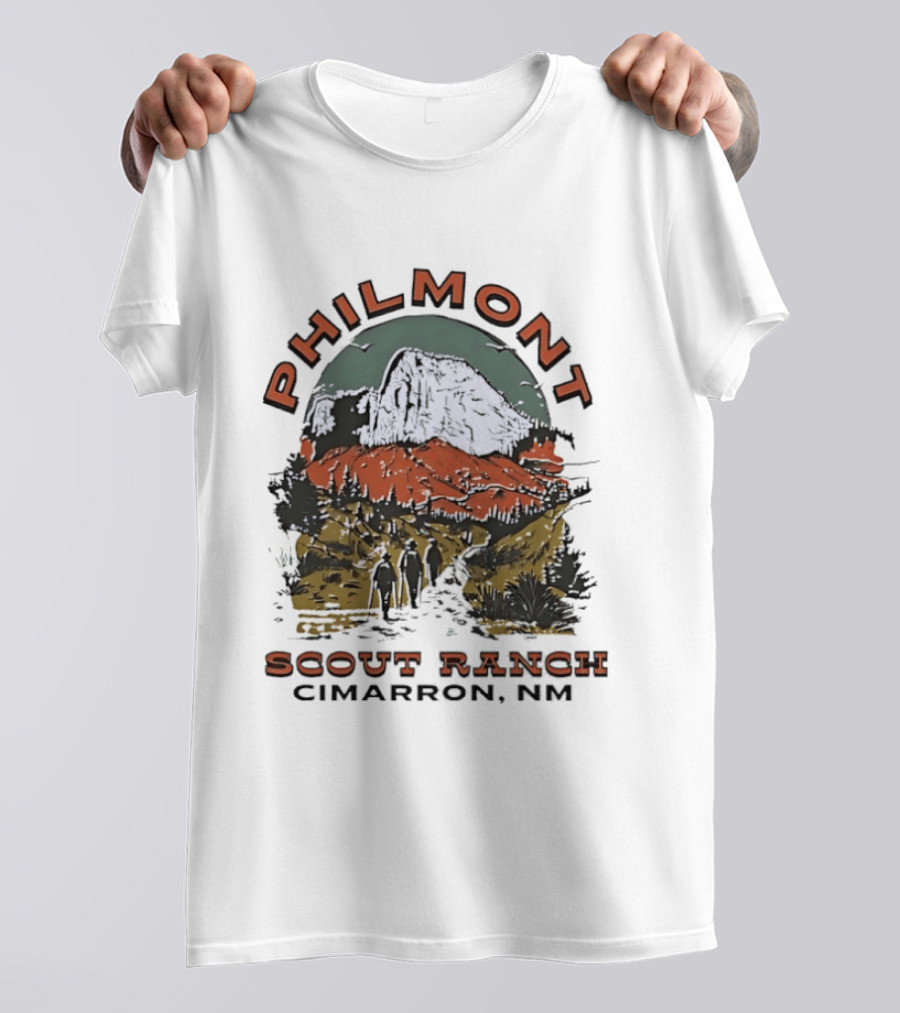 Philmont Scout Ranch Cimarron NM Iconic Mountain Landscape Adventure T-Shirt