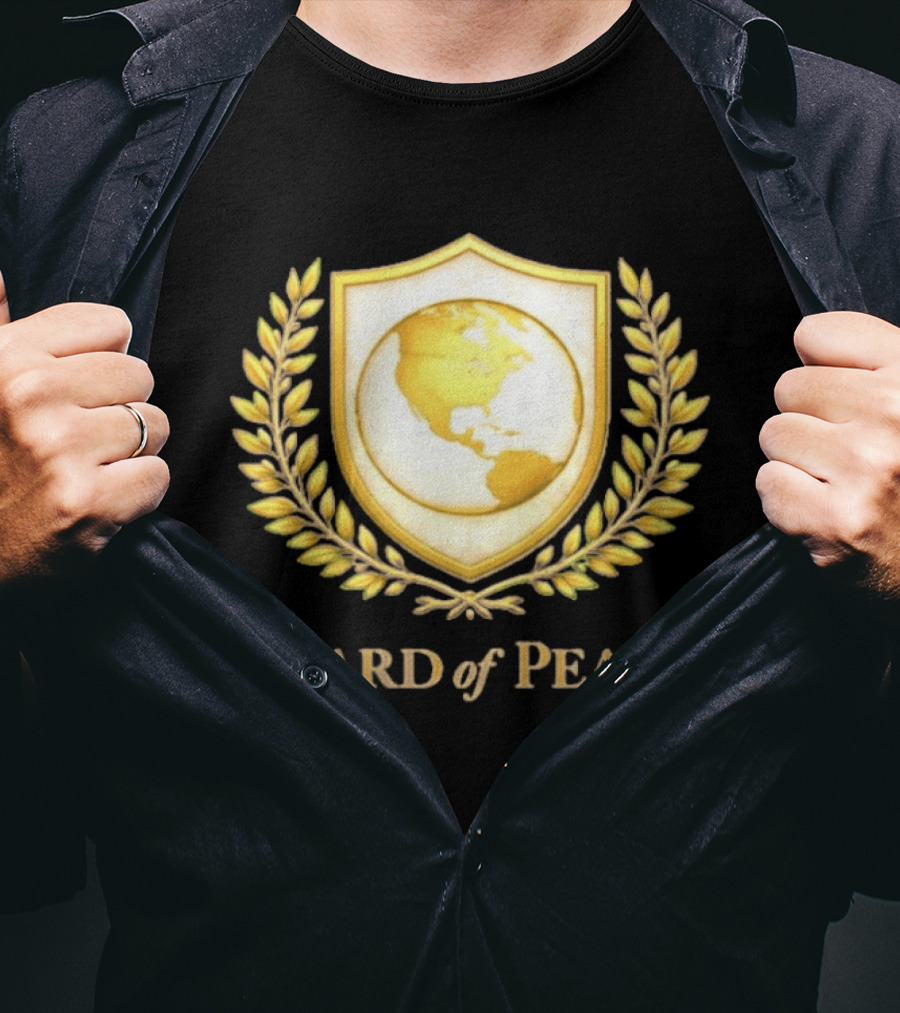 Board Of Peace Gold World Shield And Laurel T-Shirt