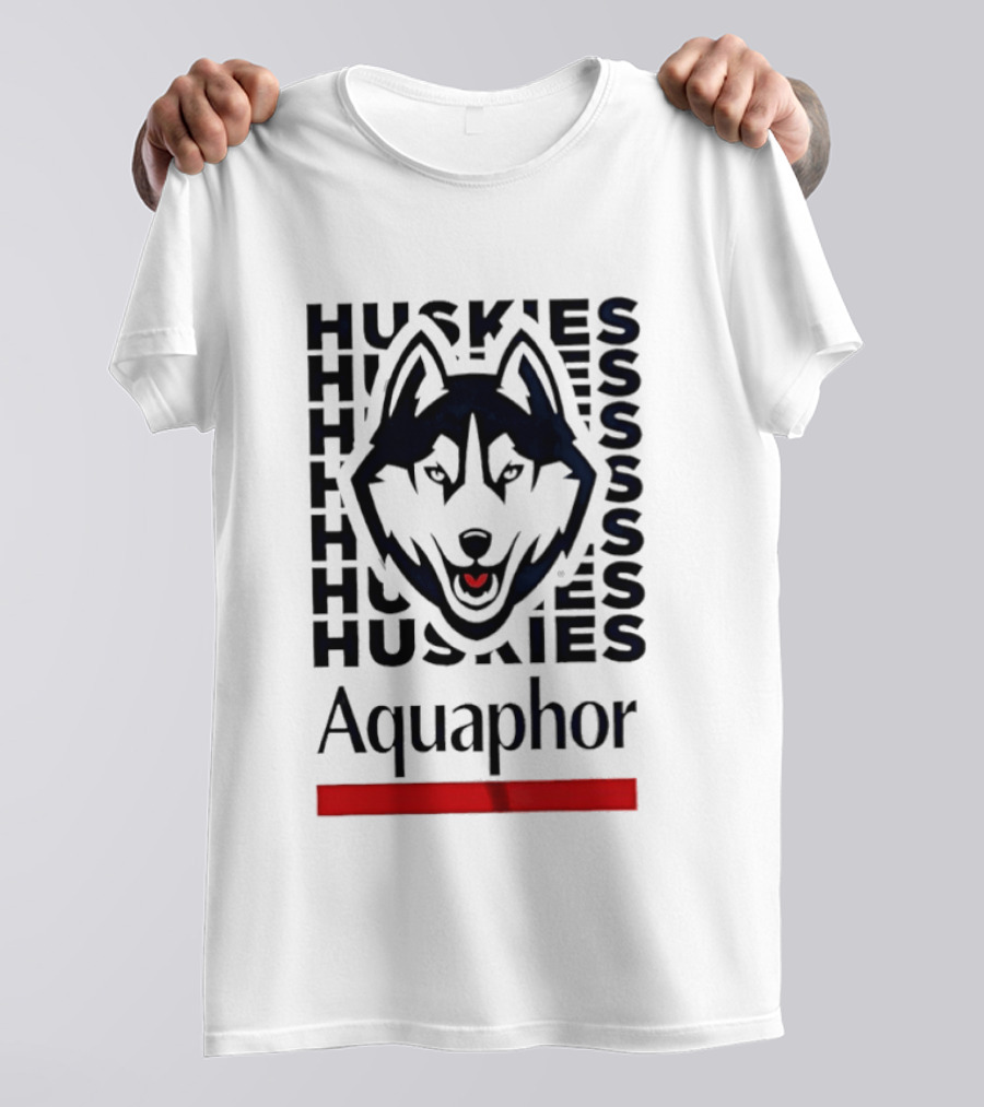 Uconn Huskies Basketball Aquaphor Huskies T-Shirt