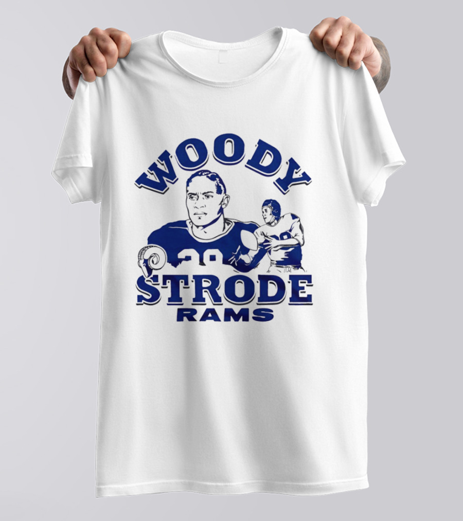 Los Angeles Rams Woody Strode Vintage Football Player T-Shirt