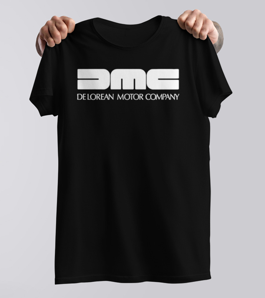Delorean Motor Company DMC Retro Style Automotive Branding T-Shirt
