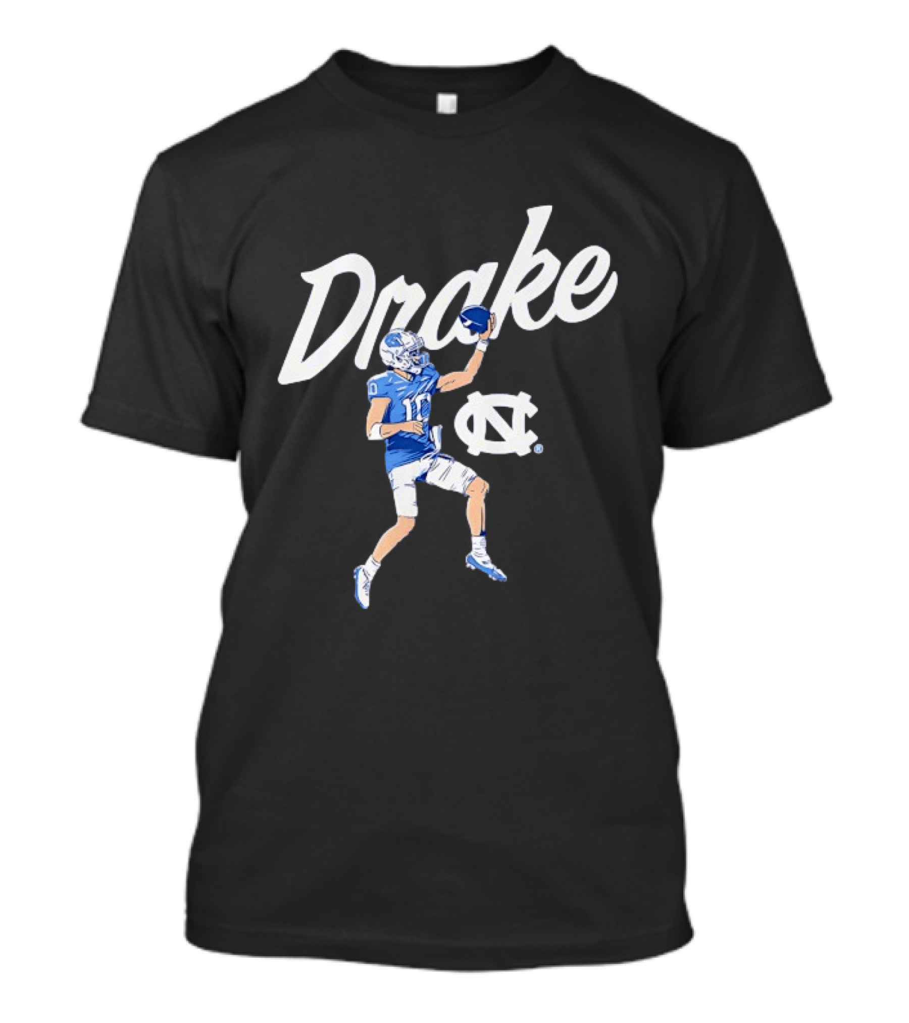 Drake Maye Finger Roll North Carolina Tar Heels Football UNC T-Shirt