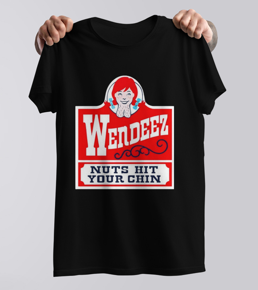 Wendeez Nuts Hit Your Chin Retro Fast Food T-Shirt