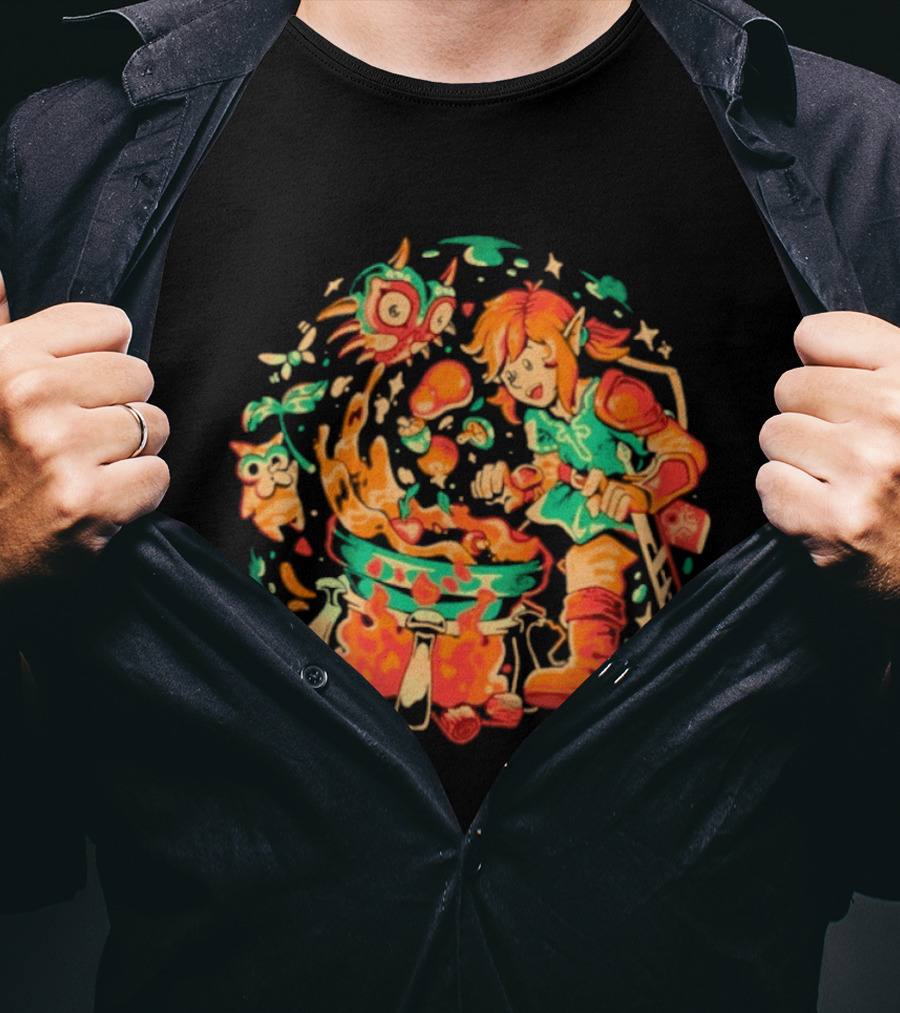 The Legend Of Stew Cooking Adventure Fantasy T-Shirt