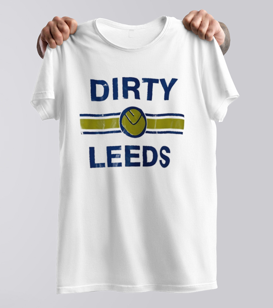 Dirty Leeds Leeds United FC Retro Fan Spirit T-Shirt