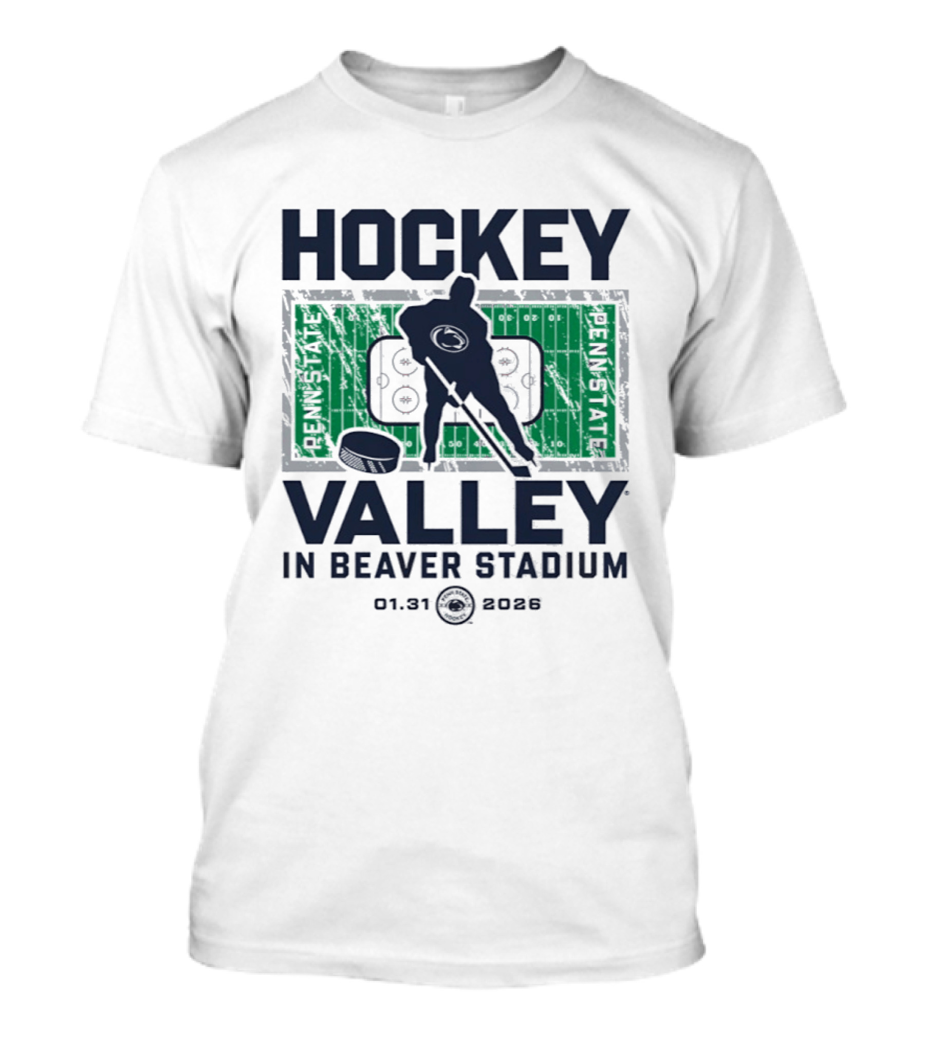 Penn State Nittany Lions Hockey Valley Beaver Stadium 2026 T-Shirt