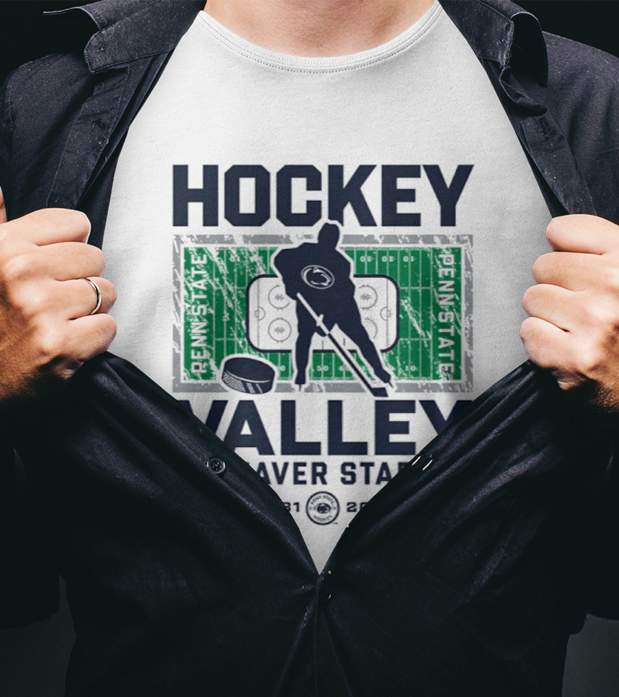 Penn State Nittany Lions Hockey Valley Beaver Stadium 2026 T-Shirt