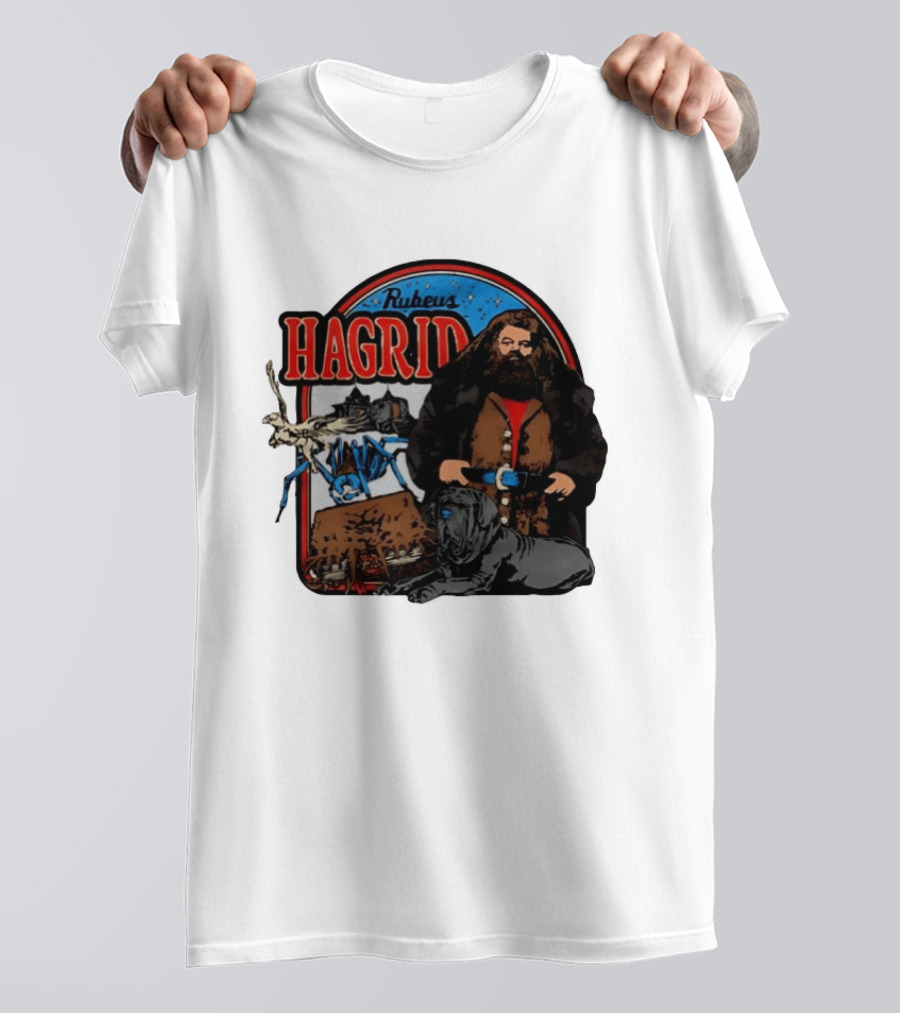 Rubeus Hagrid Aragog Buckbeak Fang Monster Book Of Monsters Hogwarts T-Shirt