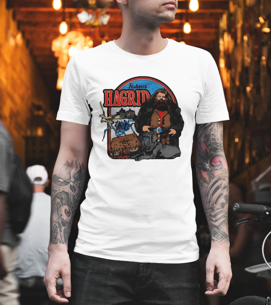 Rubeus Hagrid Aragog Buckbeak Fang Monster Book Of Monsters Hogwarts T-Shirt