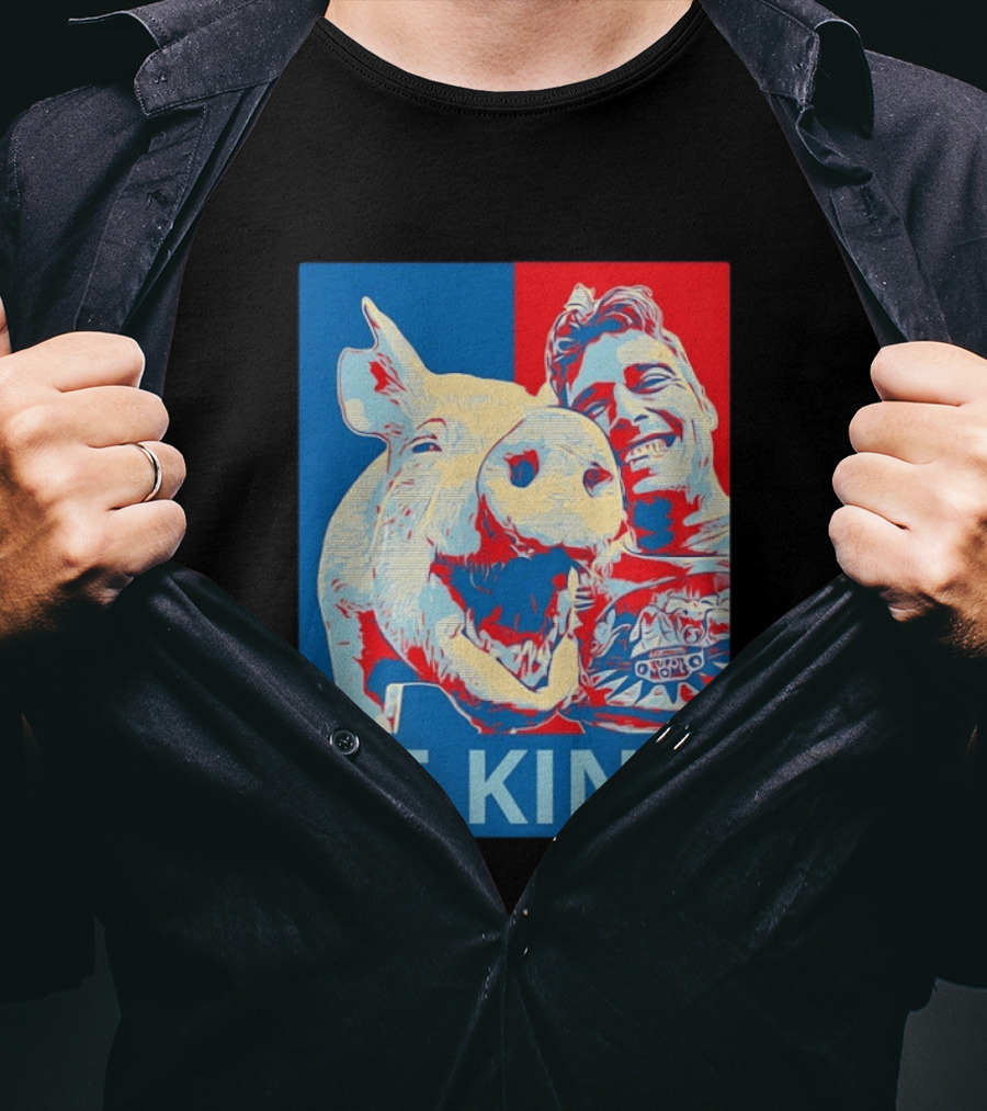 BE KIND Hope Style Pig And Man T-Shirt