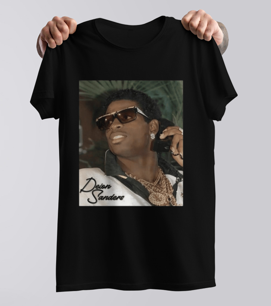 Deion Sanders Phone Call Fashion 1989 T-Shirt