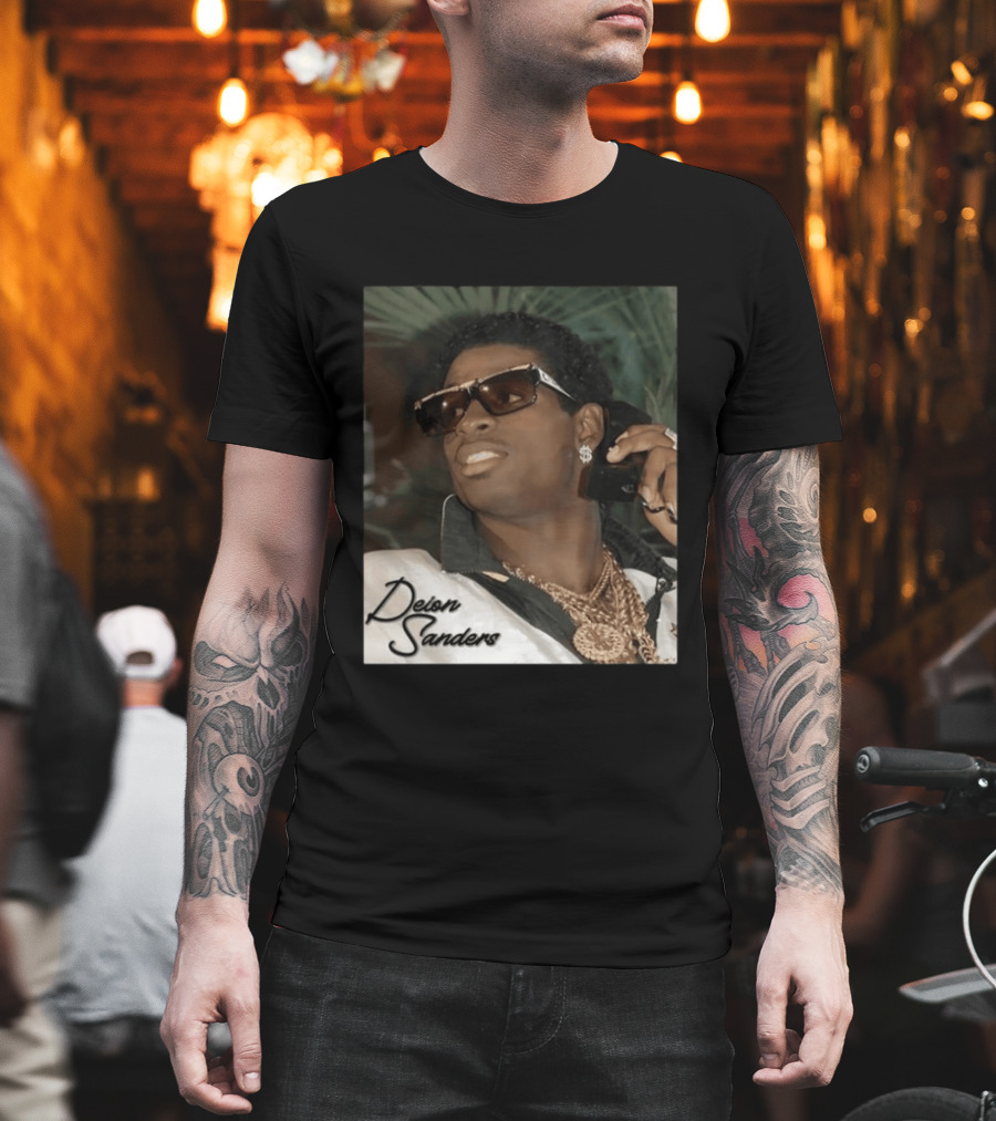 Deion Sanders Phone Call Fashion 1989 T-Shirt