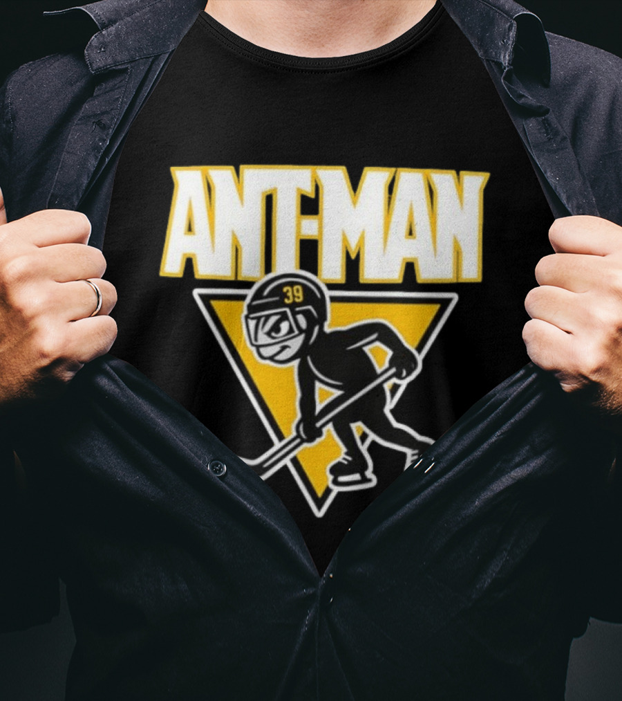 Ant Man Pittsburgh Penguins Hockey Player Number 39 T-Shirt