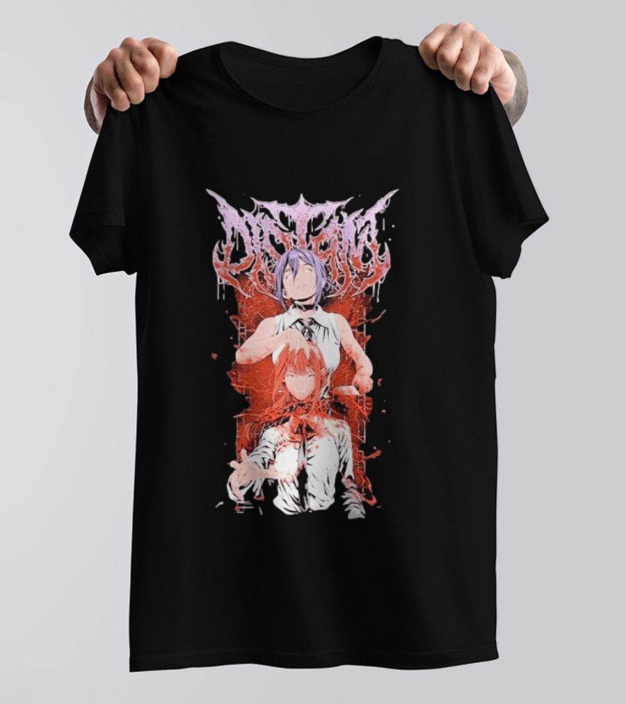 Distant Reze Valentine 2026 Manga Valentine Anime Chainsaw Man T-Shirt