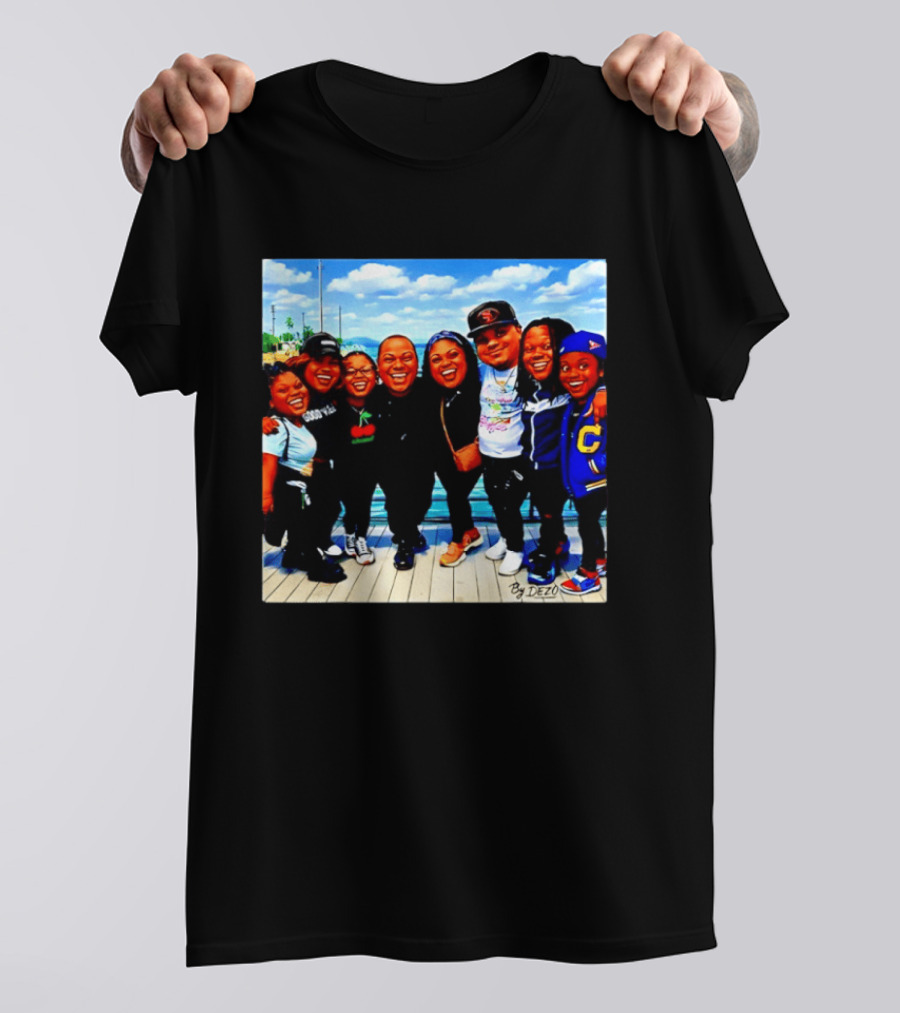 Family Bunch By Dezo Matching Crew Scenic Smiles T-Shirt