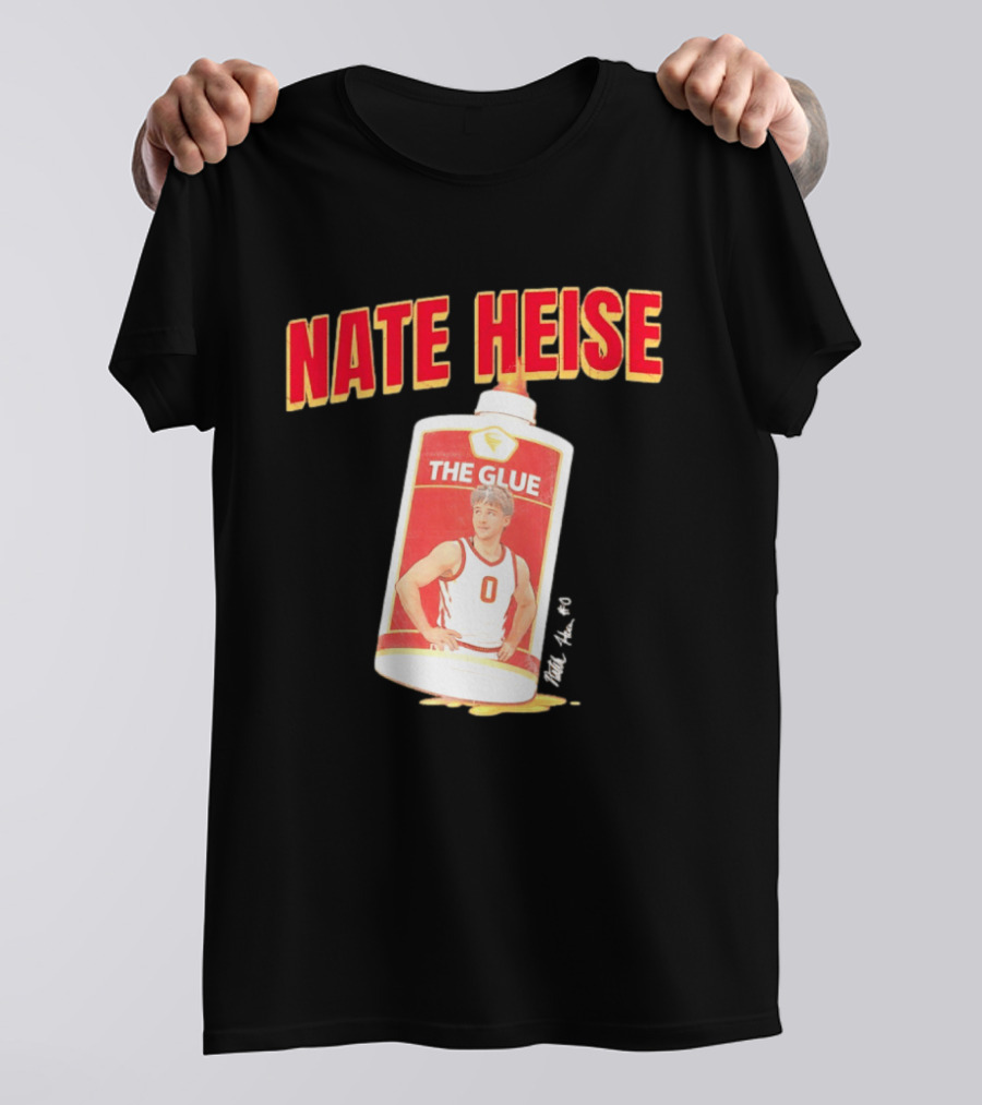 Nate Heise The Glue Bottle Basketball Player T-Shirt