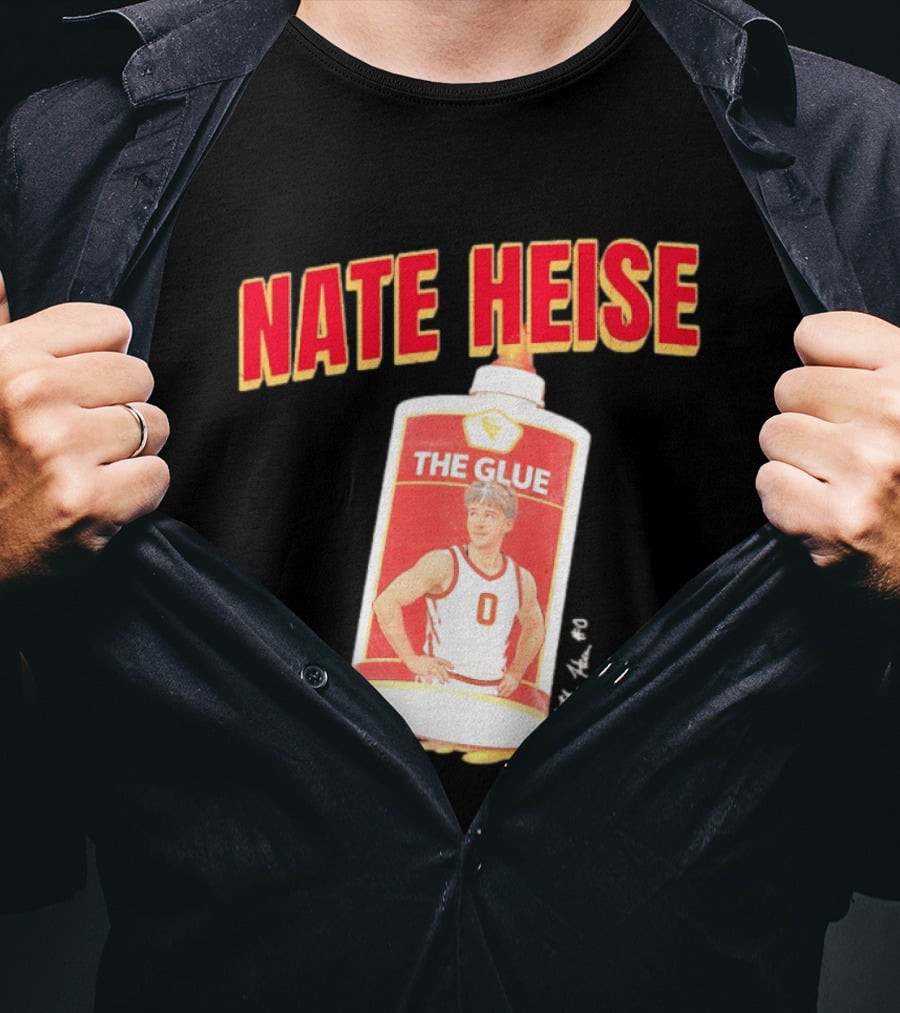 Nate Heise The Glue Bottle Basketball Player T-Shirt