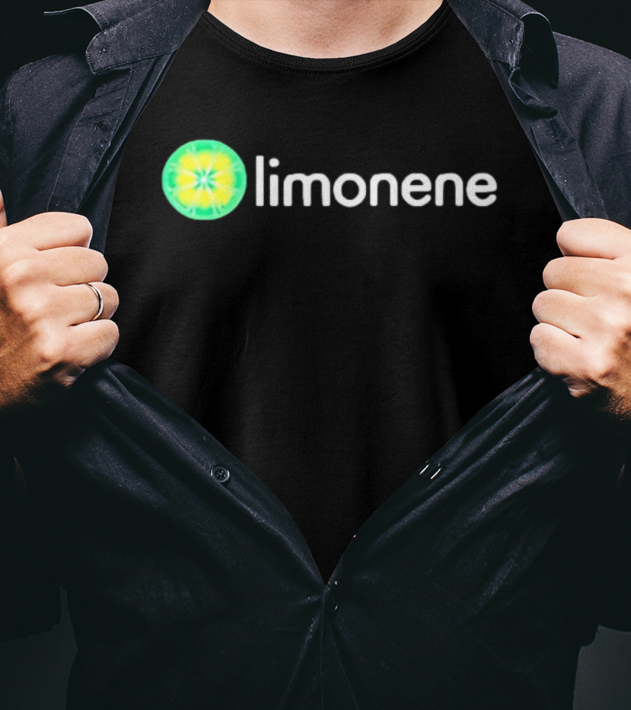 Limonene Citrus Slice Green Yellow T-Shirt