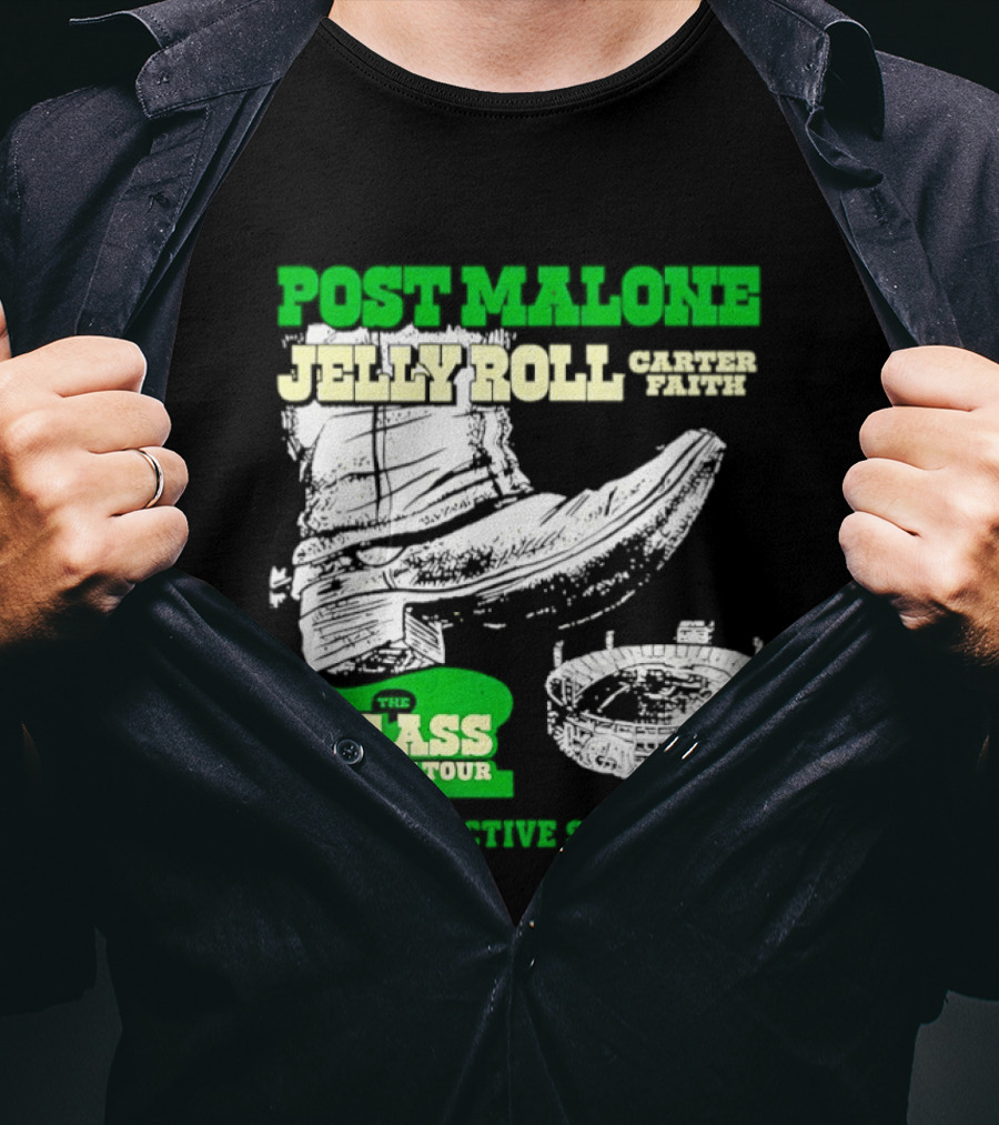 Post Malone Jelly Roll Limp Bizkit Big Ass Stadium Tour 2026 Jones AT&T Stadium T-Shirt