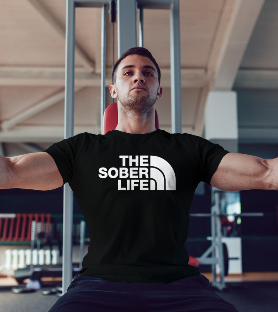 The Sober Life Parody The North Face T-Shirt