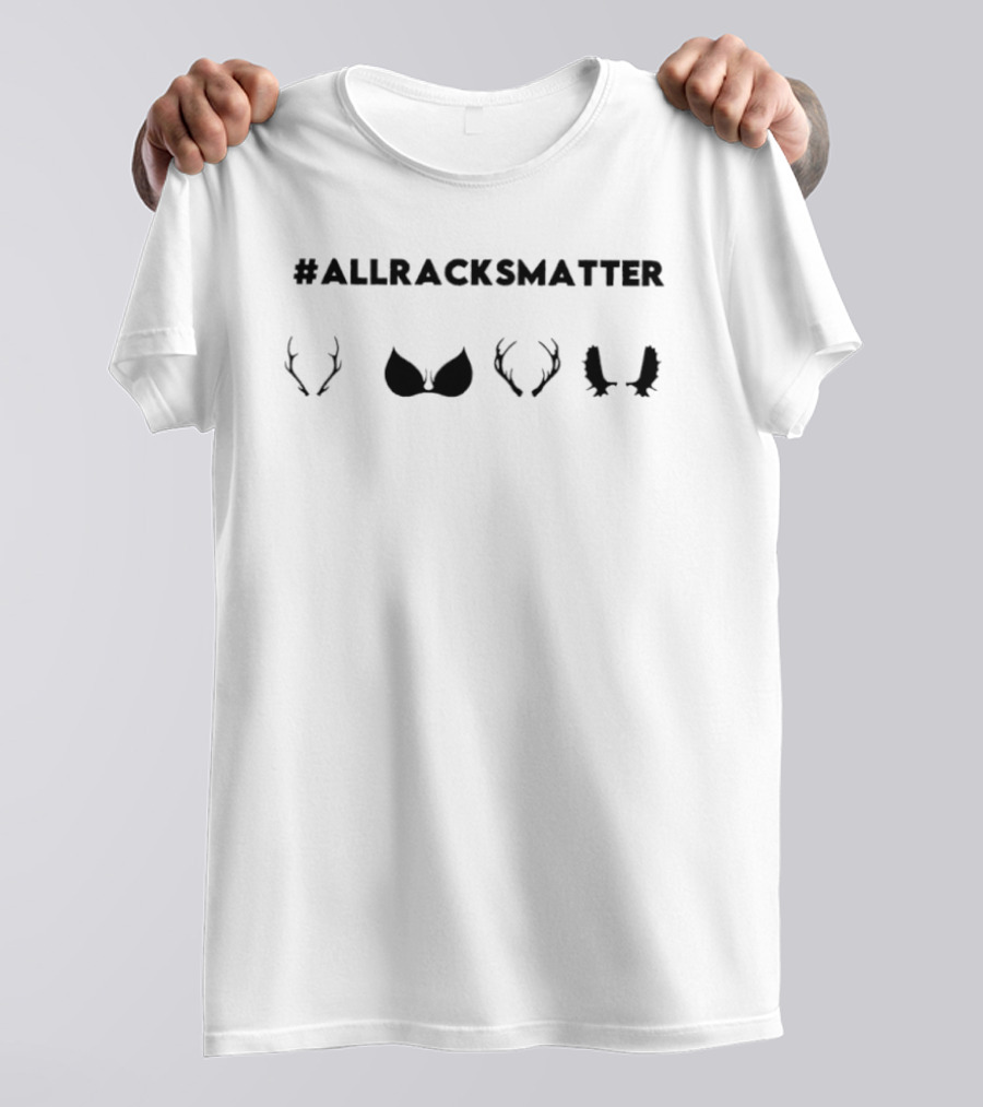#Allracksmatter Antlers Bra T-Shirt