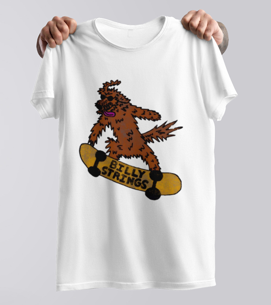 Billy Strings Skateboarding Dog T-Shirt
